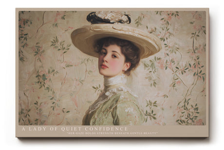 Paul Sinus Wandbild A Lady of Quiet Confidence Portrait of Timeless Elegance and Strength