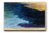 Paul Sinus Wandbild A Landscape of Shadows and Glow Abstract Flow of Light and Depth