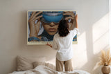 Paul Sinus Wandbild A Vision of Neon Reality – Futuristische Eleganz zwischen Technologie und Emotion