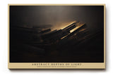 Paul Sinus Wandbild Abstract Depths of Light – Wenn Dunkelheit sich zu verborgenem Licht öffnet