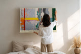 Paul Sinus Wandbild Abstract Walls of Time Layers of Paint and Memory