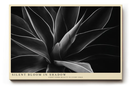 Paul Sinus Wandbild 120x80cm abstrakte Blumenform schwarz weiss moderne botanische Kunst minimalistische Wanddekoration fuer Wohnzimmer Büro