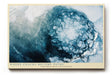 Paul Sinus Wandbild 120x80cm abstrakte Eisstruktur blau weiss moderne Textur Kunst Kunstdruck grosses Wandbild 120x80cm elegante Wanddekoration fuer Wohnzimmer Büro