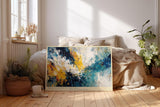 Paul Sinus Wandbild 120x80cm Abstrakte Farben in Bewegung – Dynamische moderne Kunst mit intensiver Farbenergie