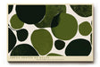 Paul Sinus Wandbild 120x80cm abstrakte Formen gruen moderne Kunst minimalistische Kreise grafisches Design Kunstdruck stilvolle Wanddekoration fuer Wohnzimmer Büro Flur