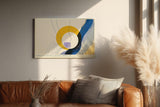 Paul Sinus Wandbild 120x80cm Abstrakte Kreiskomposition mit Linien moderne grafische Kunst
