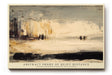 Paul Sinus Wandbild 120x80cm Abstrakte Kueste minimalistische Landschaft moderne Kunst Wanddekoration beige schwarz Wohnzimmer Schlafzimmer