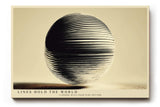 Paul Sinus Wandbild 120x80cm Abstrakte Kugel Geometrische Linien Kunst Minimalistisches Design Schwarz Beige Kunstdruck Poster Grosse Moderne Wanddekoration fuer Wohnzimmer Büro