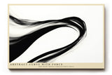 Paul Sinus Wandbild 120x80cm abstrakte Kurve modern schwarz weiss dynamische Kunst minimalistische Linien Kunstdruck stilvolle Wanddekoration fuer Wohnzimmer Büro Flur