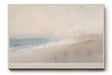 Paul Sinus Wandbild 120x80cm Abstrakte Küstenlandschaft Minimalistische Strand Kunst in Sanften Naturfarben für Wohnzimmer Schlafzimmer