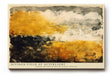 Paul Sinus Wandbild 120x80cm Abstrakte Landschaft Gold Schwarz Moderne Natur Kunstmotiv mit dramatischer Farbkomposition