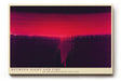 Paul Sinus Wandbild 120x80cm abstrakte Landschaft Sonnenuntergang rot violett moderne Kunst dramatische Wanddekoration fuer Wohnzimmer Büro