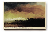 Paul Sinus Wandbild 120x80cm Abstrakte Landschaft Sturm Himmel moderne Natur Kunst Wanddekoration Wohnzimmer Schlafzimmer