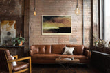 Paul Sinus Wandbild 120x80cm Abstrakte Landschaft Sturm Himmel moderne Natur Kunst Wanddekoration Wohnzimmer Schlafzimmer