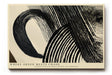 Paul Sinus Wandbild 120x80cm abstrakte Linien Kunst schwarz weiss modernes grafisches Muster minimalistische Wanddekoration fuer Wohnzimmer Büro