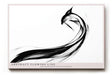 Paul Sinus Wandbild 120x80cm abstrakte Linien moderne minimalistische Kunst schwarz weiss dynamische Form Kunstdruck stilvolle Wanddekoration fuer Wohnzimmer Büro Flur