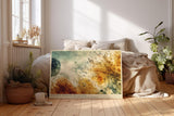 Paul Sinus Wandbild 120x80cm abstrakte Mikrostruktur Makrofotografie organische Formen moderne Naturkunst stilvolle Wanddekoration fuer Wohnzimmer Büro