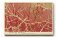 Paul Sinus Wandbild 120x80cm abstrakte Naturstruktur organische Linien rot beige moderne Kunststruktur zeitgenössische