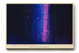 Paul Sinus Wandbild 120x80cm abstrakte Neonfarben in Blau und Pink moderne Lichtkunst mystisches Kunstbild stilvolle Wanddekoration für Wohnzimmer Büro Atelier