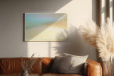 Paul Sinus Wandbild 120x80cm Abstrakte Pastell Landschaft mit sanften Farbverlaeufen moderne ruhige Kunst