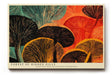 Paul Sinus Wandbild 120x80cm Abstrakte Pilze Farbenreiche Naturkunst Modernes Waldmotiv fuer Wohnzimmer Esszimmer und kreative Wohnräume