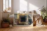 Paul Sinus Wandbild 120x80cm Abstrakte Quadrate im Schatten – Modernes geometrisches Kunstmotiv mit minimalistischem Design