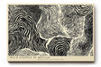 Paul Sinus Wandbild 120x80cm Abstrakte Schwarz Weiss Linienstruktur moderne grafische Kunst Wanddekoration