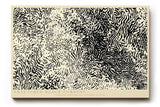 Paul Sinus Wandbild 120x80cm Abstrakte Schwarz Weiss Linienstruktur Moderne Kunst Minimalistisches Grafikmotiv für Wohnzimmer Büro Flur