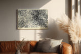Paul Sinus Wandbild 120x80cm Abstrakte Schwarz Weiss Linienstruktur Moderne Kunst Minimalistisches Grafikmotiv für Wohnzimmer Büro Flur