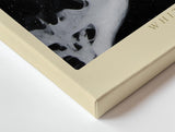 Paul Sinus Wandbild 120x80cm Abstrakte Schwarz Weiss Meeresstruktur moderne Minimal Art Natur Wanddekoration