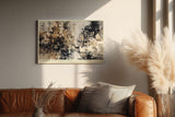 Paul Sinus Wandbild 120x80cm Abstrakte Stadtfragmente – Moderne urbane Kunst mit strukturierten Pinselbewegungen