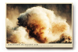Paul Sinus Wandbild 120x80cm Abstrakte Wolken Explosion moderne Kunst Himmel Energie Wanddekoration Wohnzimmer Büro