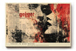 Paul Sinus Wandbild 120x80cm Abstrakte Zeitung Collage Portrait LeinWandbild 120x80cm Moderne Kunst Wanddekoration