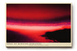 Paul Sinus Wandbild 120x80cm abstrakter Himmel modern rot dramatische Landschaft Kunst Kunstdruck grosses Kunstbild ausdrucksstarke Wanddekoration fuer Wohnzimmer Büro