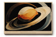 Paul Sinus Wandbild 120x80cm abstrakter Planet moderne Weltraum Kunst gold schwarz kosmische Formen Kunstdruck elegante