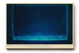 Paul Sinus Wandbild 120x80cm Abstraktes Blaues Rechteck moderne minimalistische Farbkunst
