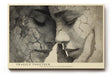 Paul Sinus Wandbild 120x80cm abstraktes Doppelportrait moderne Kunst schwarz weiss emotionales Gesicht Wanddekoration fuer Wohnzimmer Büro