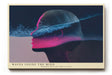 Paul Sinus Wandbild 120x80cm abstraktes Gesicht Meer Gedanken modern blau pink surreal Kunst Kunstdruck grosses Kunstbild kreative Wanddekoration fuer Wohnzimmer Büro