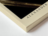 Paul Sinus Wandbild 120x80cm Alexander der Grosse antike Statue dunkle Bronze Skulptur klassische Kunst dramatische Beleuchtung Kunstbild stilvolle Wanddekoration für Wohnzimmer Büro Bibliothek