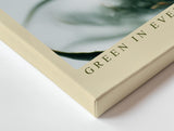 Paul Sinus Wandbild 120x80cm Aloe Pflanze Makrofotografie grüne botanische Naturkunst modernes Pflanzenposter für Wohnzimmer Schlafzimmer Büro Flur