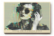 Paul Sinus Wandbild Analog Girl in a Digital World Retro Modern Portrait with Glitch Aesthetic