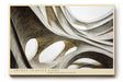Paul Sinus Wandbild 120x80cm Arches in Quiet Light abstrakte Architektur Bögen beige moderne Kunst Poster stilvolle Wanddekoration für Wohnzimmer Büro