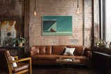 Paul Sinus Wandbild Architecture of Lonely Elegance – Minimalismus zwischen Mensch und Raum