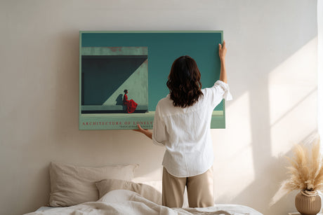 Paul Sinus Wandbild Architecture of Lonely Elegance – Minimalismus zwischen Mensch und Raum