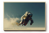 Paul Sinus Wandbild 120x80cm Astronaut im freien Flug moderne Space Fotokunst futuristische Wanddekoration