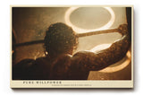 Paul Sinus Wandbild 120x80cm Athlet Training Kraftsport Fitness Motivation Fotokunst warmes Licht moderner Kunstdruck Wanddekoration für Wohnzimmer Fitnessraum Büro