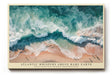 Paul Sinus Wandbild 120x80cm Atlantik Wellen Strand Luftaufnahme Natur Landschaft Kunstmotiv mit Meeresbewegung
