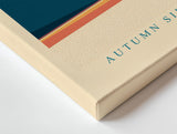 Paul Sinus Wandbild Autumn Silhouette minimalistisches Landschaftsmotiv mit Baum im Herbstlicht für moderne Räume voller Farbe und Ruhe