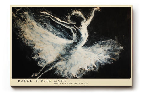 Paul Sinus Wandbild 120x80cm Ballett Taenzerin abstrakte Bewegung moderne Tanz Kunst schwarz weiss elegantes Kunstbild stilvolle Wanddekoration fuer Wohnzimmer Büro