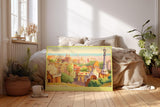 Paul Sinus Wandbild 120x80cm Barcelona Stadtansicht Gaudi Architektur mediterrane Stadt Kunst Wanddekoration Wohnzimmer Büro